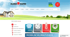 Desktop Screenshot of klimarapid.cz
